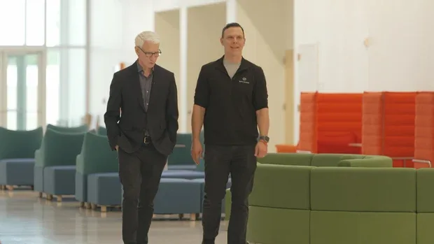 Anderson Cooper and Matt Kaeberlein